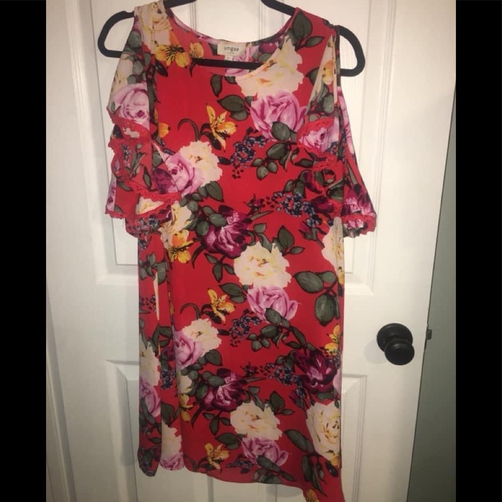 Cold shoulder dress